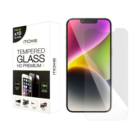 Pack x10 Protection d écran en verre trempé iPhone 15 Plus