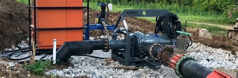 Xylems Flygt Electric Pump For Sewer Bypass Solution Saves Costs And