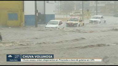 Jornal Da Eptv Edi O Campinas Piracicaba Chuva Forte Provoca