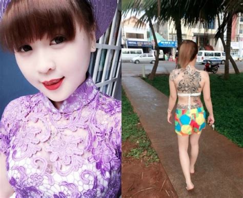 Hot girl xăm hình kín lưng bị dân mạng chỉ trích lên tiếng Tinmoi