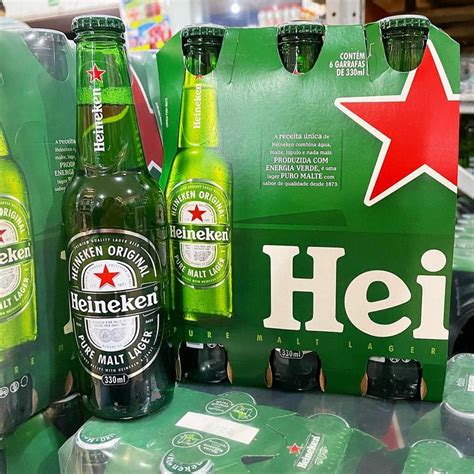 Cerveja Heineken Long Neck 330ml 6 Unidades Aqui Tem Pechincha