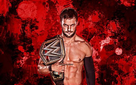 Finn Balor Salpicaduras De Pintura Roja Wwe Luchadores Irlandeses