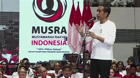 Jokowi Telah Menerima Daftar Nama Capres Musra Faktual Id