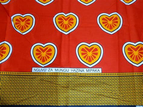 Kitenge Textiles The African Fabrics Khanga Cloth Cotton Fabrics For