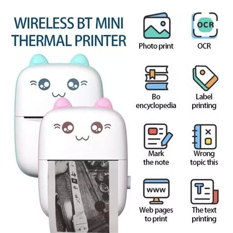 【free 1 Roll Paper】mini Printer Portable Thermal Photo Printer