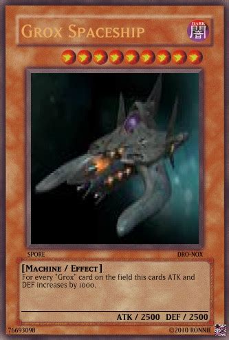 Grox Spaceship Yu-Gi-Oh Card by Ronnie-R15 on DeviantArt