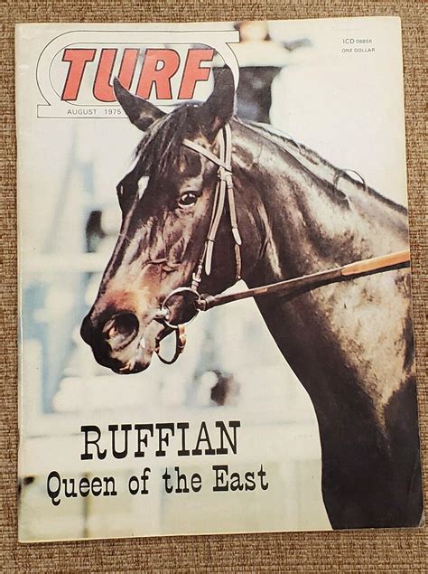 Ruffian Queen Of The East 1975 Turf Magazine Nice Photos 3773485533