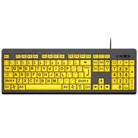 Adadmei Large Print Computer Keyboard, Wired USB High...B09MLW731L ...