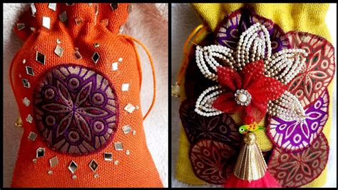 3 Potli Bag Decoration Ideas Wedding Potli Batua Designs YouTube