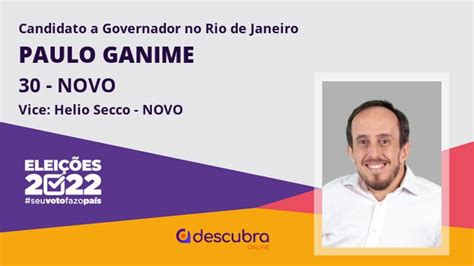 Paulo Ganime 30 NOVO Candidato A Governador Do Rio De Janeiro