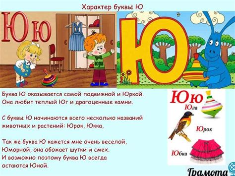 Буква Ю. Проект «Создаем музей город букв» для 1 класса