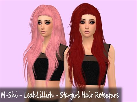 Mikerashis M Shi Leahlillith Stargirl Hair Retexture Mesh Needed