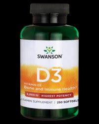 Swanson Vitamin D3 5000 IU