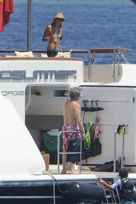 Bikini Clad Elle Macpherson Goes For A Swim In Italy At Age 51