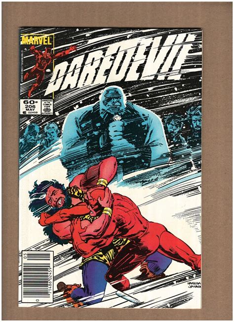 Daredevil 206 Newsstand Marvel Comics 1984 Kingpin Vf 8 0 Comic