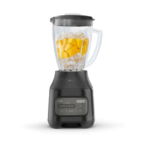 Oster 6 Cup One Touch Kitchen Machine Blender With Glass Jar In Black