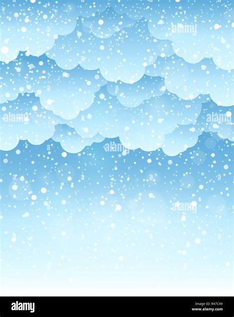 Winter sky theme background 2 Stock Photo - Alamy