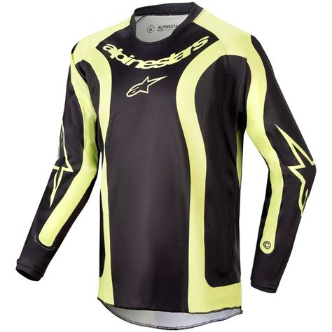 Maillot Moto Cross Enduro Enfant Alpinestars Youth Racer Lurv Jaune