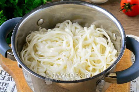 Лапша удон с грибами — рецепт с фото пошагово
