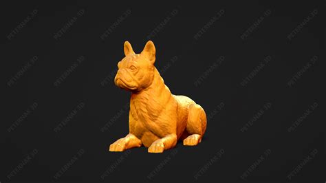 Archivo Stl Boston Terrier Perro Impresión 3d Modelo Pose 09・diseño Para Descargar Y Imprimir En