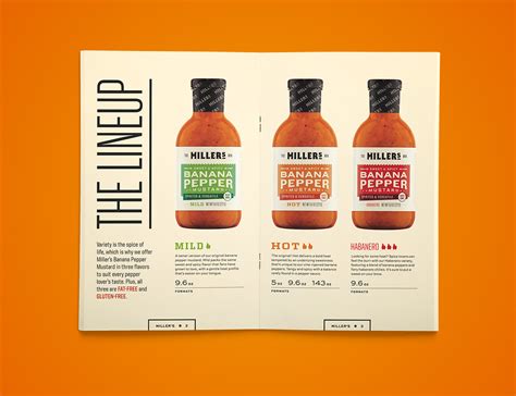 Miller S Banana Pepper Mustard — Hampton Hargreaves Design For Print Packaging And Interactive