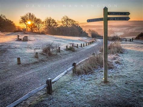 Sunrise In The Surrey Hills Newlands Corner Guildford By Dan