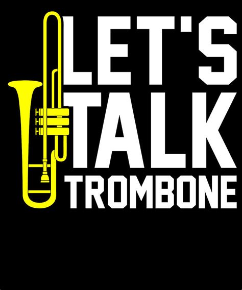 Marching Band Trombone Trombonist - Marching Band Trombone Digital Art by Crazy Squirrel - Fine ...