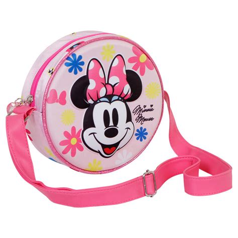 Sac À Bandoulière Rond Minnie Florale Disney