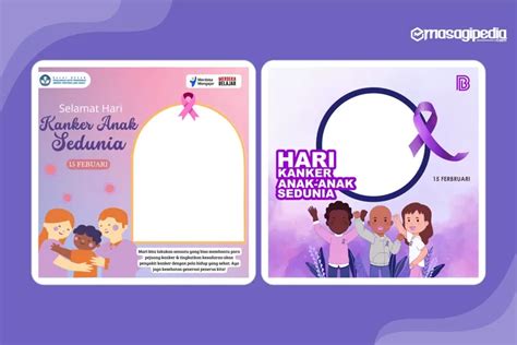 Twibbon Hari Kanker Anak Sedunia Desain Keren Dan Unik Cocok