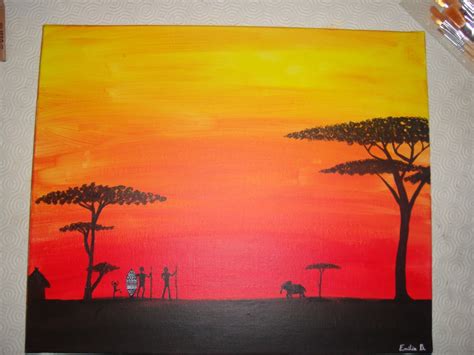 Les Peintures De Sheyenne Toile Afrique