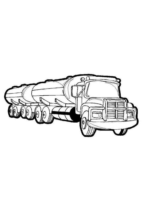 Раскраски, раскраски для мальчиков грузовики. Раскраски в формате А4 ...