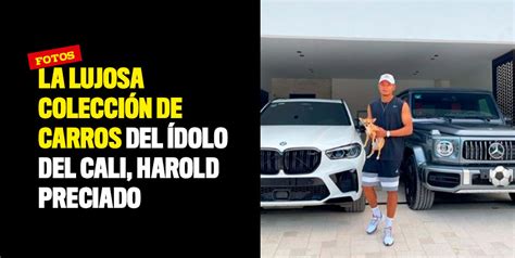 La lujosa colección de carros del ídolo del Cali Harold Preciado