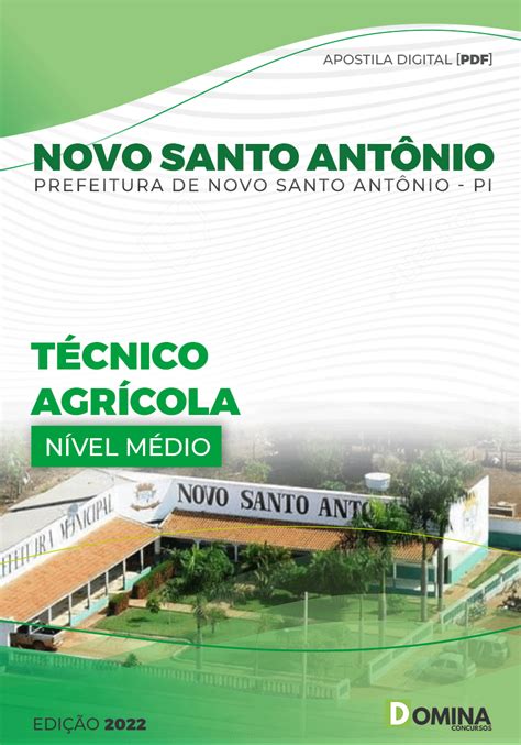 Apostila Novo Sto Antonio PI 22 Téc Agrícola Domina