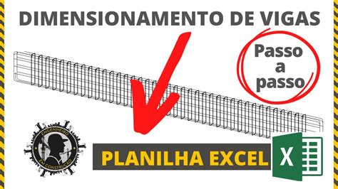 Planilha Para Dimensionamento De Vigas Concreto Armado Youtube