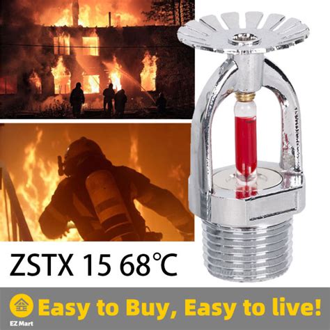 【fast Shipping】 Zstx 15 68℃ Pendent Fire Extinguishing System Protection Fire Sprinkler Head For