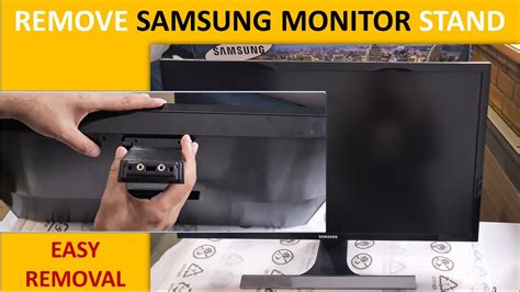 How To Remove Samsung Monitor Stand Mount Removal Be Careful