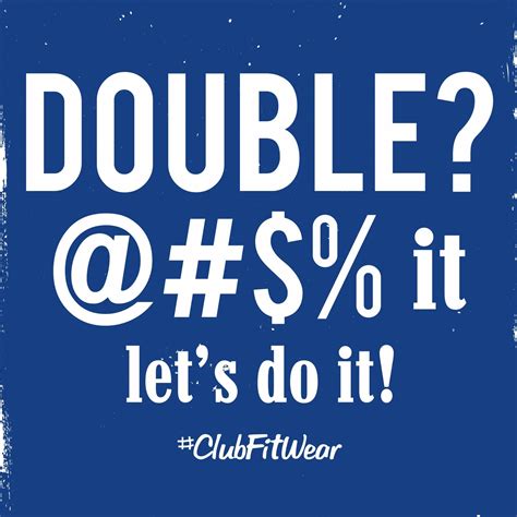 double lets   clubfitwear