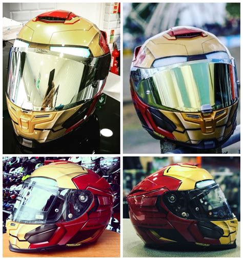 Hjc Rpha Unisex Adult Full Face Rpha St Iron Man Helmet Iron Man