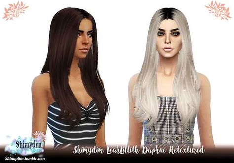 Leahlillith`s Daphne Hair Retexture ~ Shimydim Sims 4 Hairs