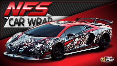 NFS HEAT CAR WRAP TUTORIAL LIVERY CAR WRAPS Aventador SVJ Coupe 19