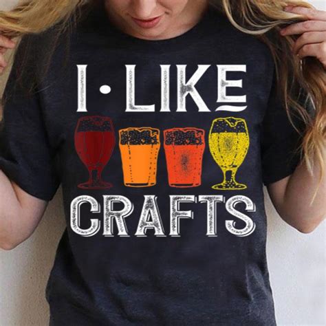 I Like Crafts Vintage Brewer Craft Beer Shirt Hoodie Sweater