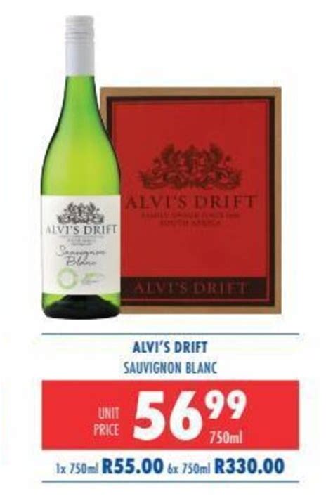 Alvi S Drift Sauvignon Blanc 750ml Offer At Ultra Liquors