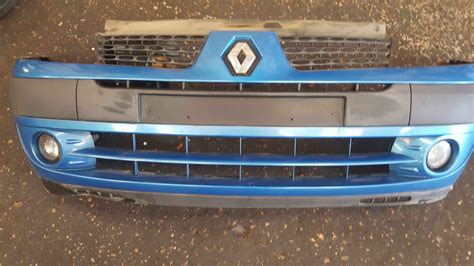 Renault Clio MK2 2001 2006 Front Bumper Blue Ted48 With Fogs Store