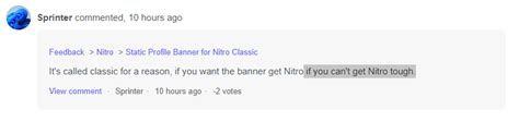 Banner on Nitro Classic – Discord