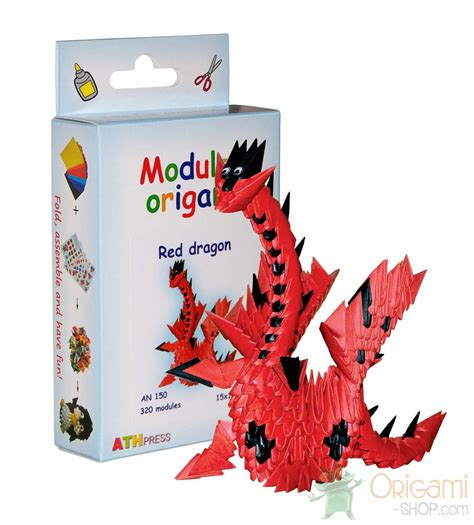 3d Origami Chinese Dragon