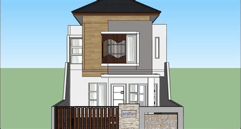 Desain Rumah 2 Lantai Lebar 7 Meter A06 Arsifan Project