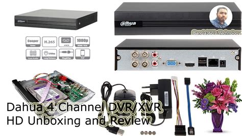 Dahua 4 Channel DVR XVR HD Unboxing And Review YouTube