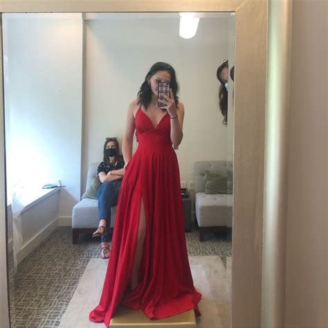 Dresses | Such A Beautiful Bright Red Prom Dress | Poshmark