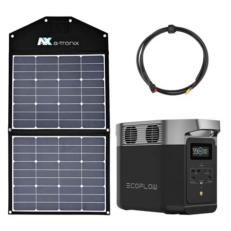 Ecoflow Delta 2 1024wh Portable Powerstation Mit 90w Solarmodul Online Bestellen Solarspeicher24