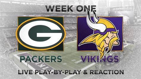 Packers Vs Vikings Live Play By Play Reaction Youtube